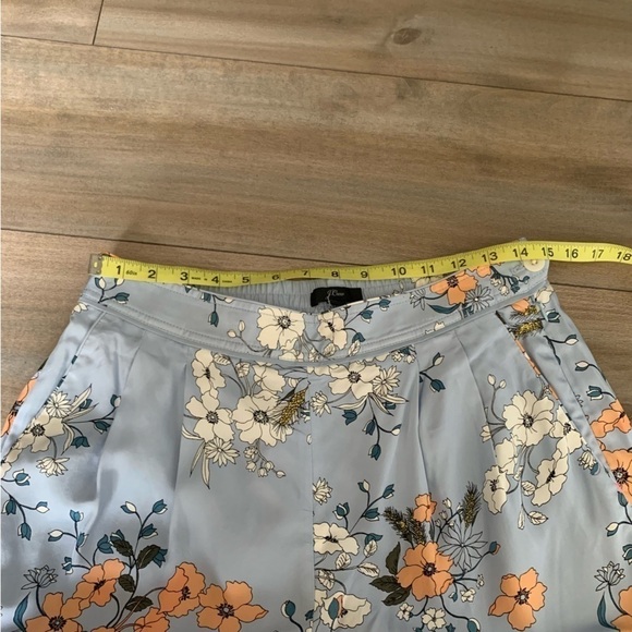 NWT J. crew high rise garden floral tapered trouser pant blue size 8 - Picture 10 of 10